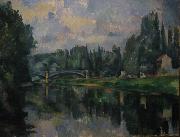 Paul Cezanne Bridge at Cereteil oil painting reproduction